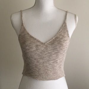 Crochet style crop top